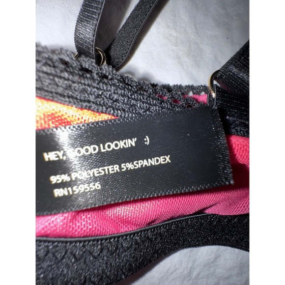 Kilo Brava X Underclub pink black tie die bralette small - Picture 5 of 6